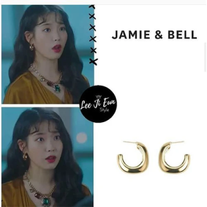 [아이유 착용]Bold Ring Earrings [호텔델루나] - Jamie&Bell (제이미앤벨) 쥬얼리