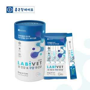라비벳 장 건강 & 구강 유산균 2g * 30개입