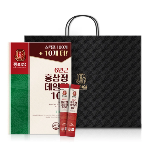 동의삼 홍삼정 데일리 스틱형 100포 + 10포 추가증정 - 쌩스기빙 세일