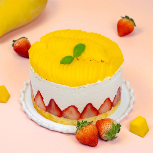 [고국배송] 망고 딸기 케이크 1호 / 연말기념 케이크